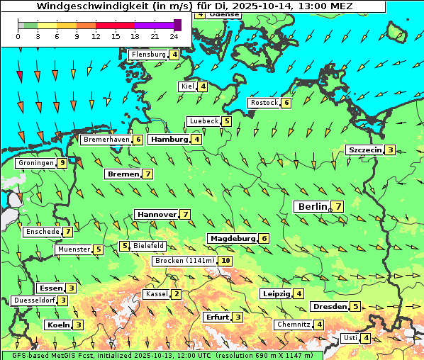 Wind, 14. 10. 2025