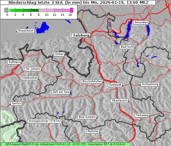Niederschlag, 19. 1. 2026