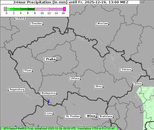 Niederschlag, 19. 12. 2025