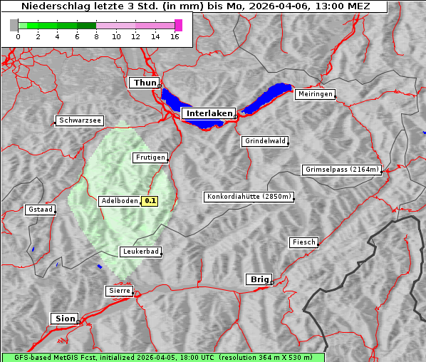 Niederschlag, 6. 4. 2026