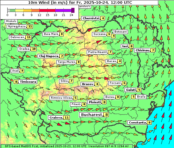 Wind, 24. 10. 2025