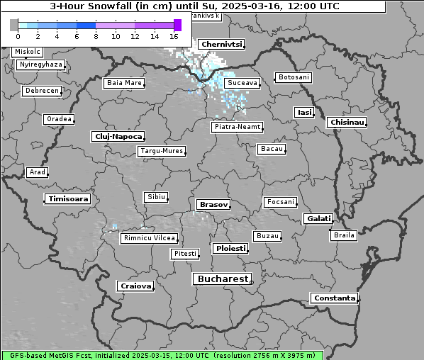 Neuschnee, 16. 3. 2025