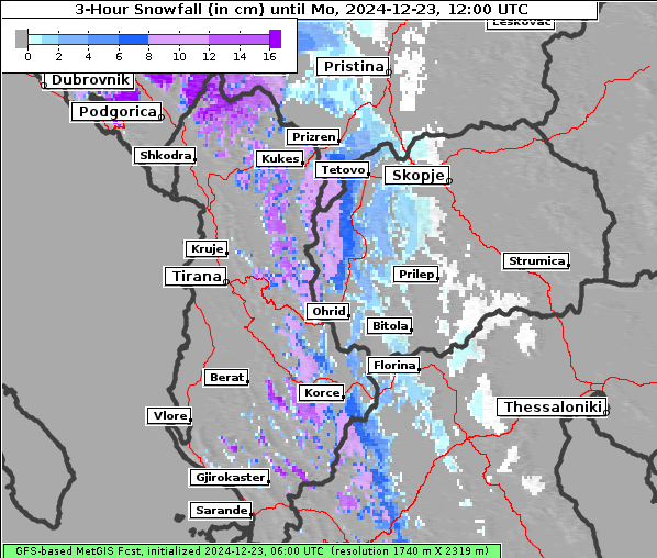 Neuschnee, 23. 12. 2024