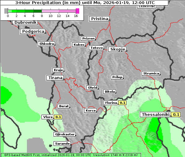 Niederschlag, 19. 1. 2026