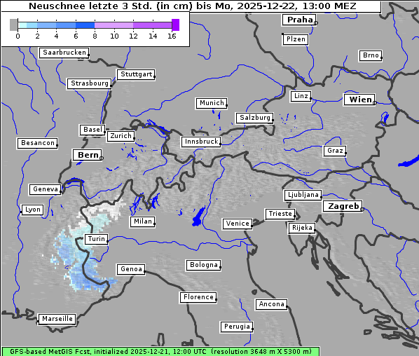 Neuschnee, 22. 12. 2025