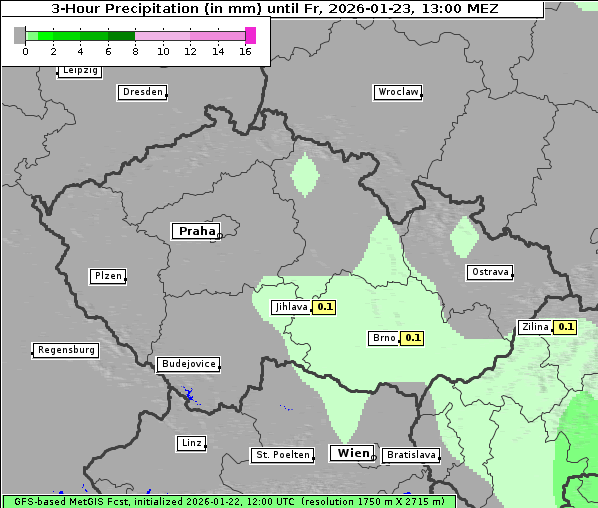 Niederschlag, 23. 1. 2026