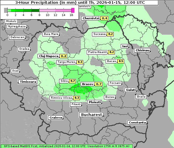 Niederschlag, 15. 1. 2026