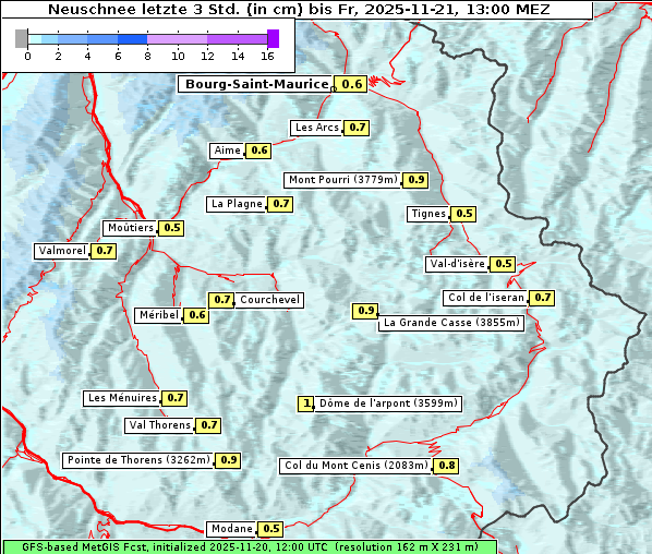 Neuschnee, 21. 11. 2025