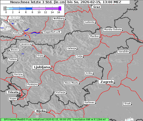 Neuschnee, 15. 2. 2026