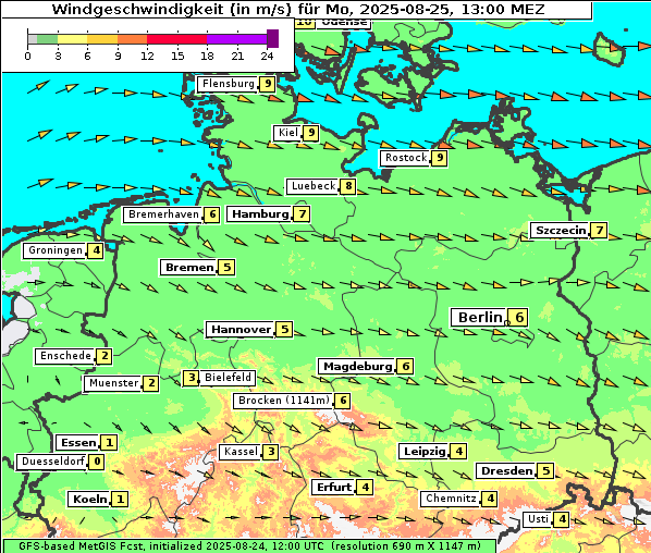 Wind, 25. 8. 2025