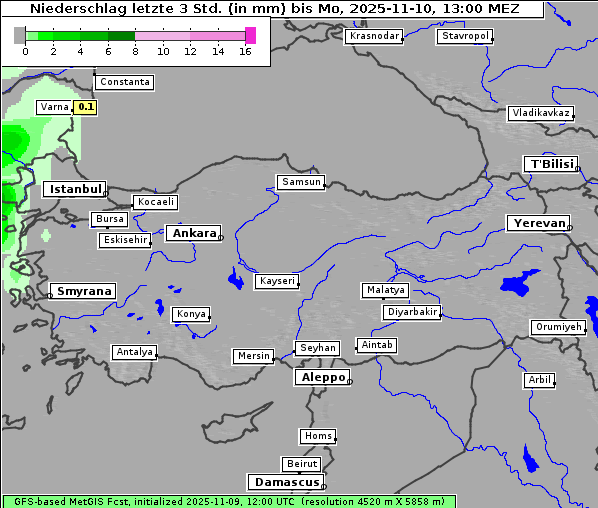 Niederschlag, 10. 11. 2025