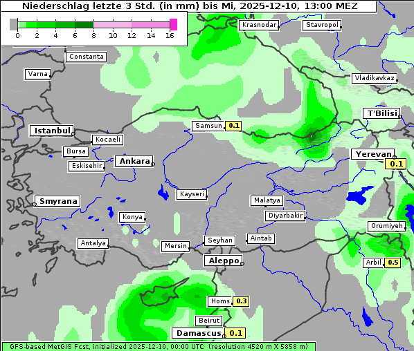 Niederschlag, 10. 12. 2025