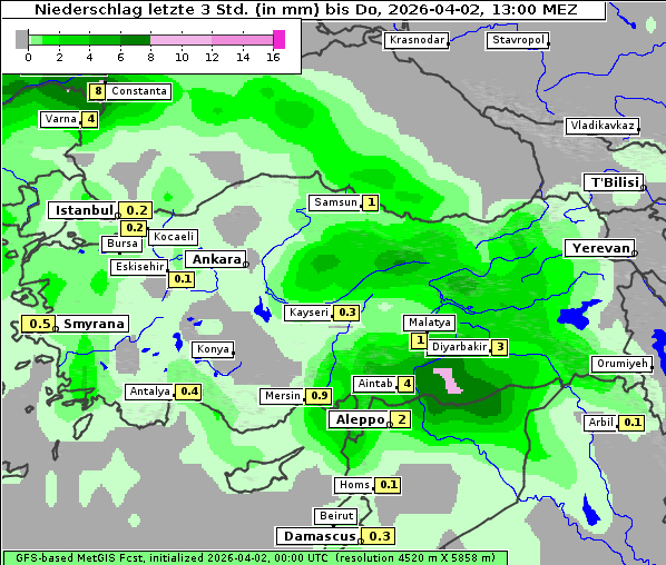 Niederschlag, 2. 4. 2026