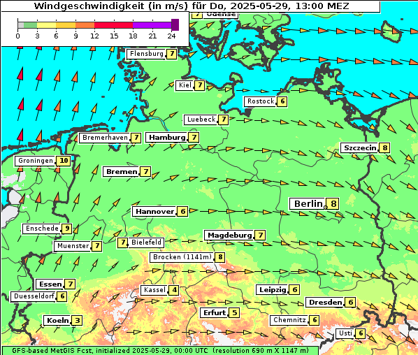 Wind, 29. 5. 2025