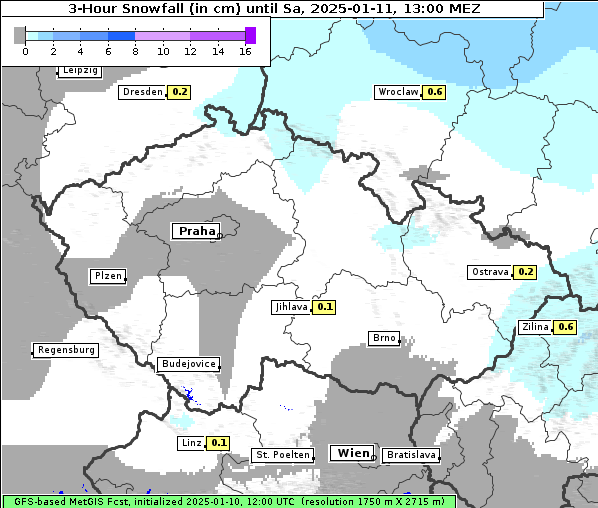 Neuschnee, 11. 1. 2025