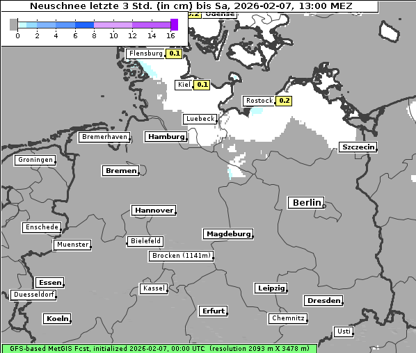 Neuschnee, 7. 2. 2026