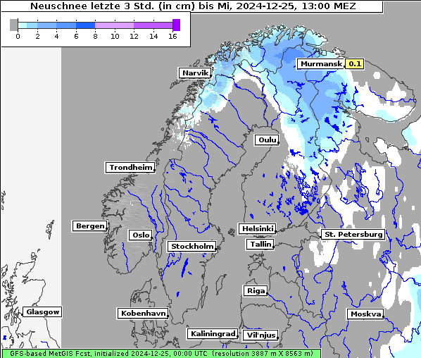 Neuschnee, 25. 12. 2024