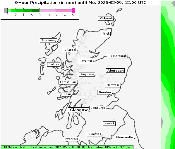 Niederschlag, 9. 2. 2026