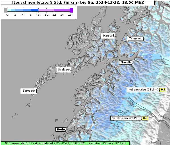 Neuschnee, 28. 12. 2024