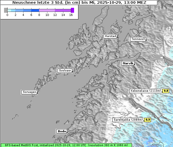 Neuschnee, 29. 10. 2025