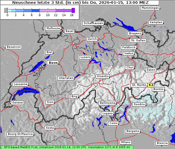 Neuschnee, 15. 1. 2026