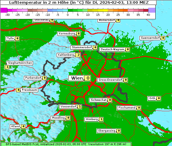 Temperatur, 3. 2. 2026