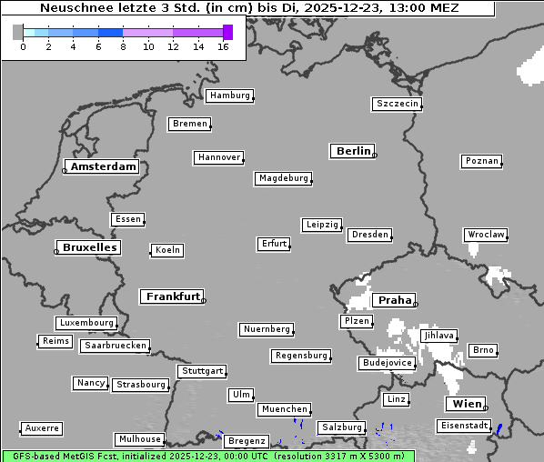 Neuschnee, 23. 12. 2025