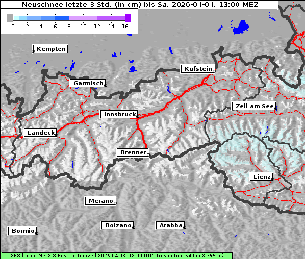 Neuschnee, 4. 4. 2026