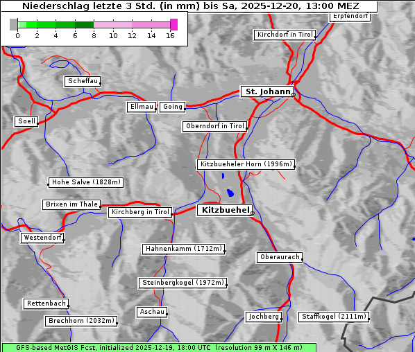 Niederschlag, 20. 12. 2025