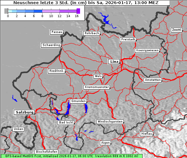 Neuschnee, 17. 1. 2026