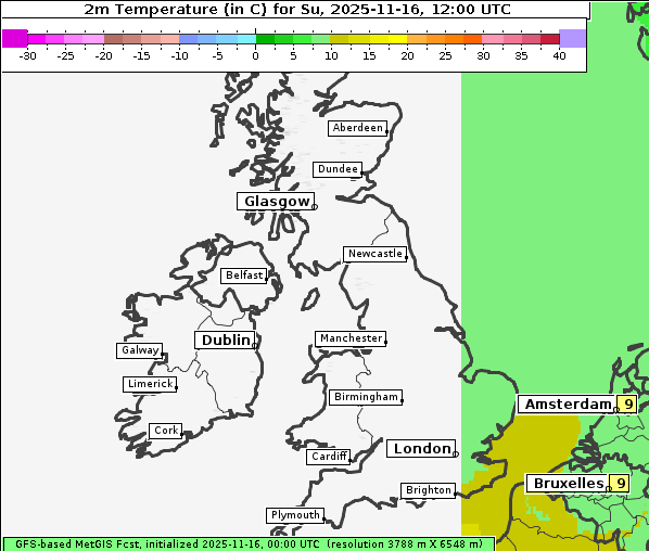 Temperatur, 16. 11. 2025