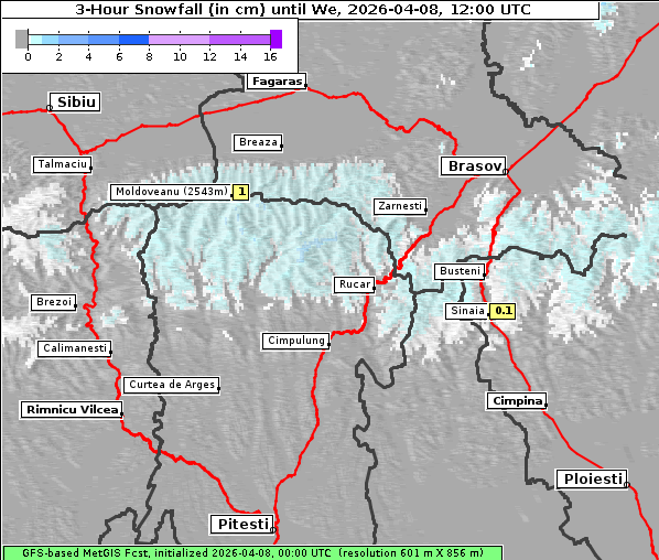 Neuschnee, 8. 4. 2026