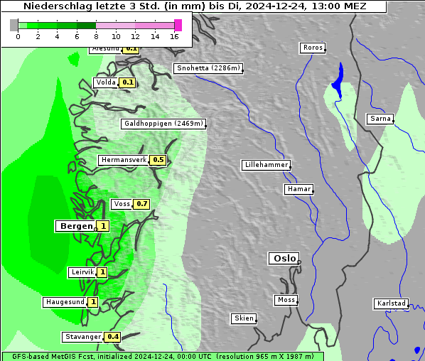 Niederschlag, 24. 12. 2024