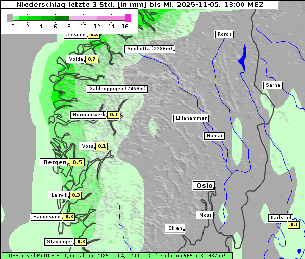 Niederschlag, 5. 11. 2025