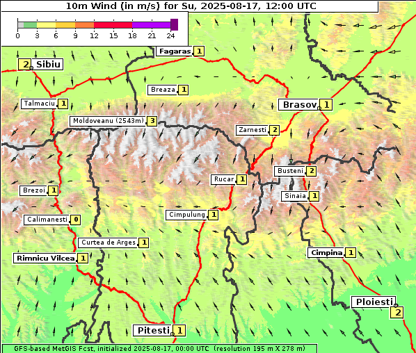 Wind, 17. 8. 2025