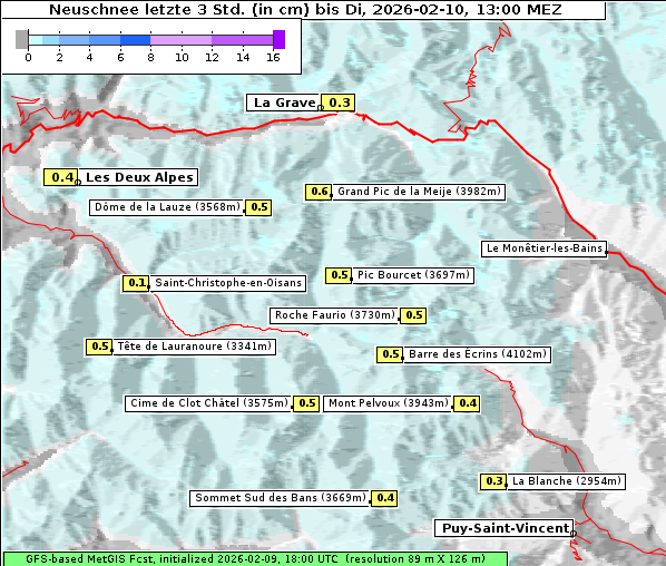 Neuschnee, 10. 2. 2026
