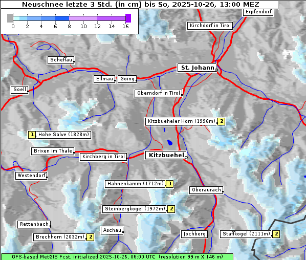 Neuschnee, 26. 10. 2025