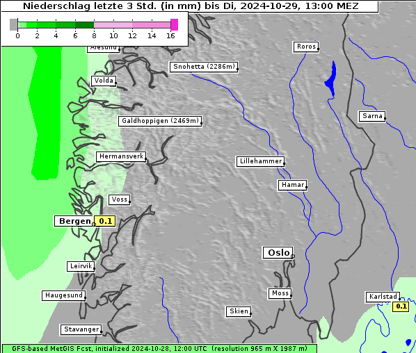 Niederschlag, 29. 10. 2024