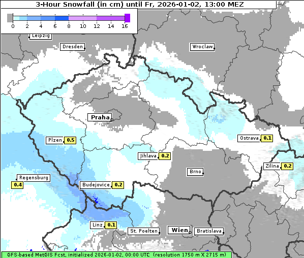 Neuschnee, 2. 1. 2026