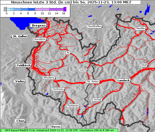 Neuschnee, 23. 11. 2025