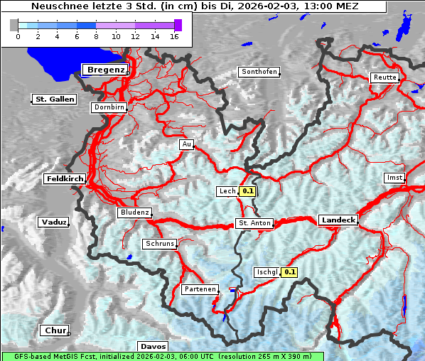 Neuschnee, 3. 2. 2026