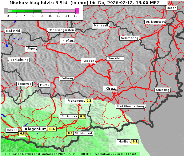 Niederschlag, 12. 2. 2026