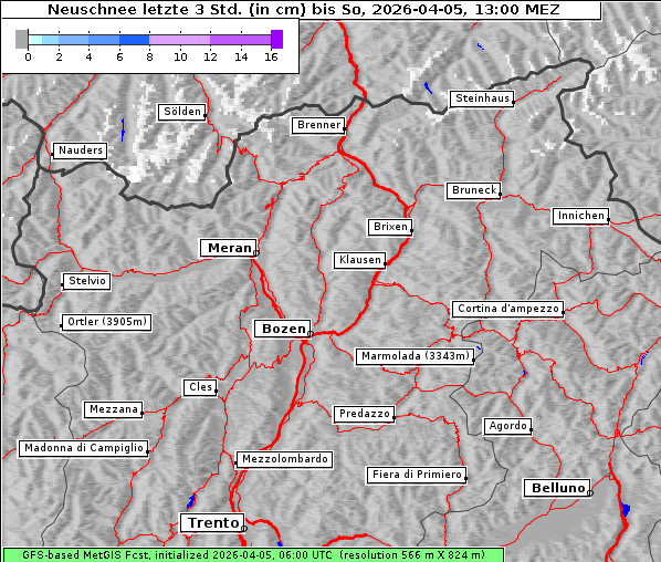 Neuschnee, 5. 4. 2026