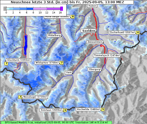 Neuschnee, 5. 9. 2025