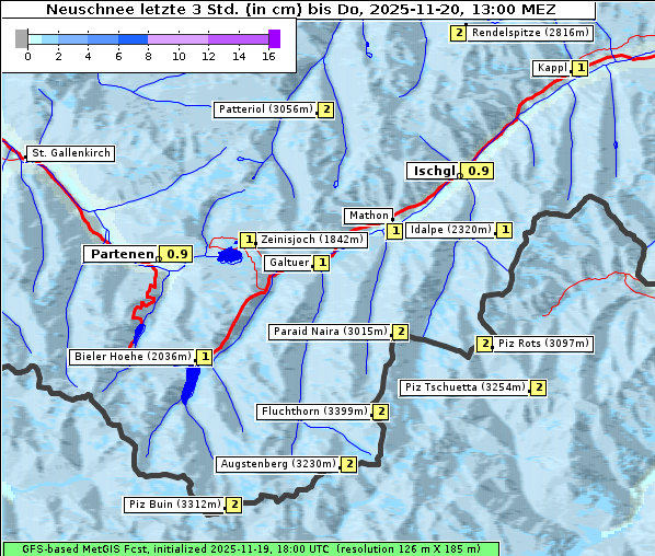 Neuschnee, 20. 11. 2025