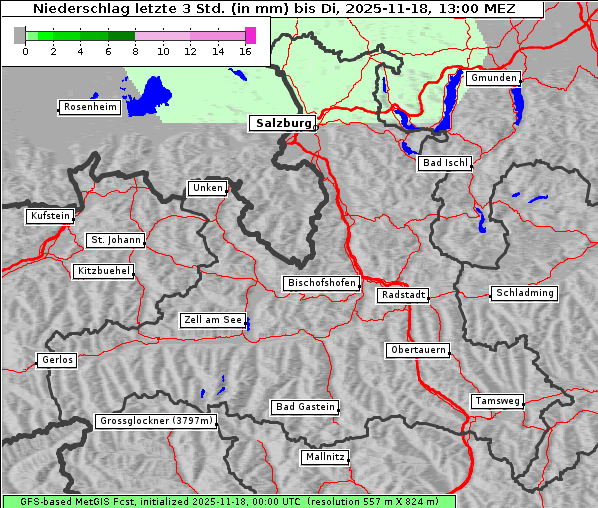 Niederschlag, 18. 11. 2025