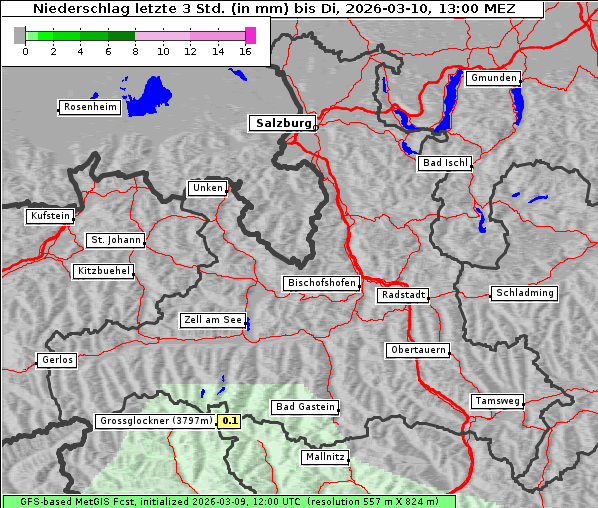 Niederschlag, 10. 3. 2026