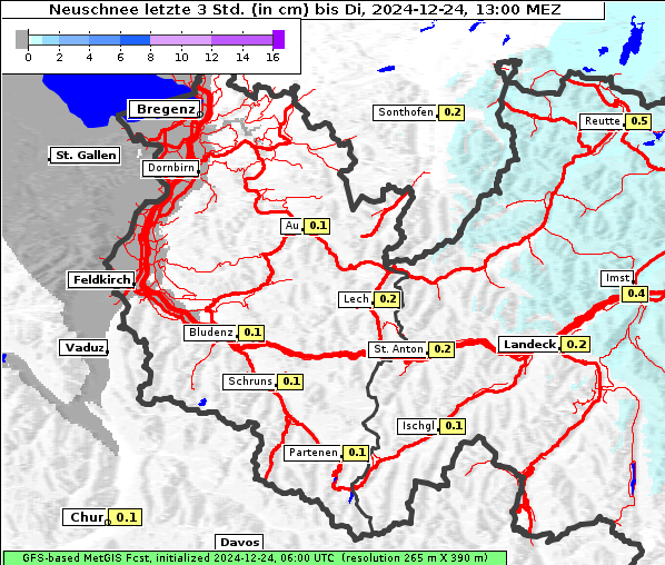 Neuschnee, 24. 12. 2024