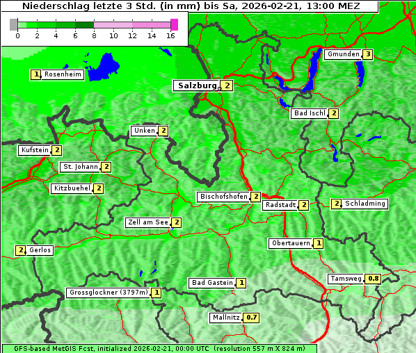 Niederschlag, 21. 2. 2026