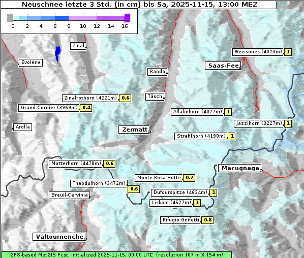 Neuschnee, 15. 11. 2025